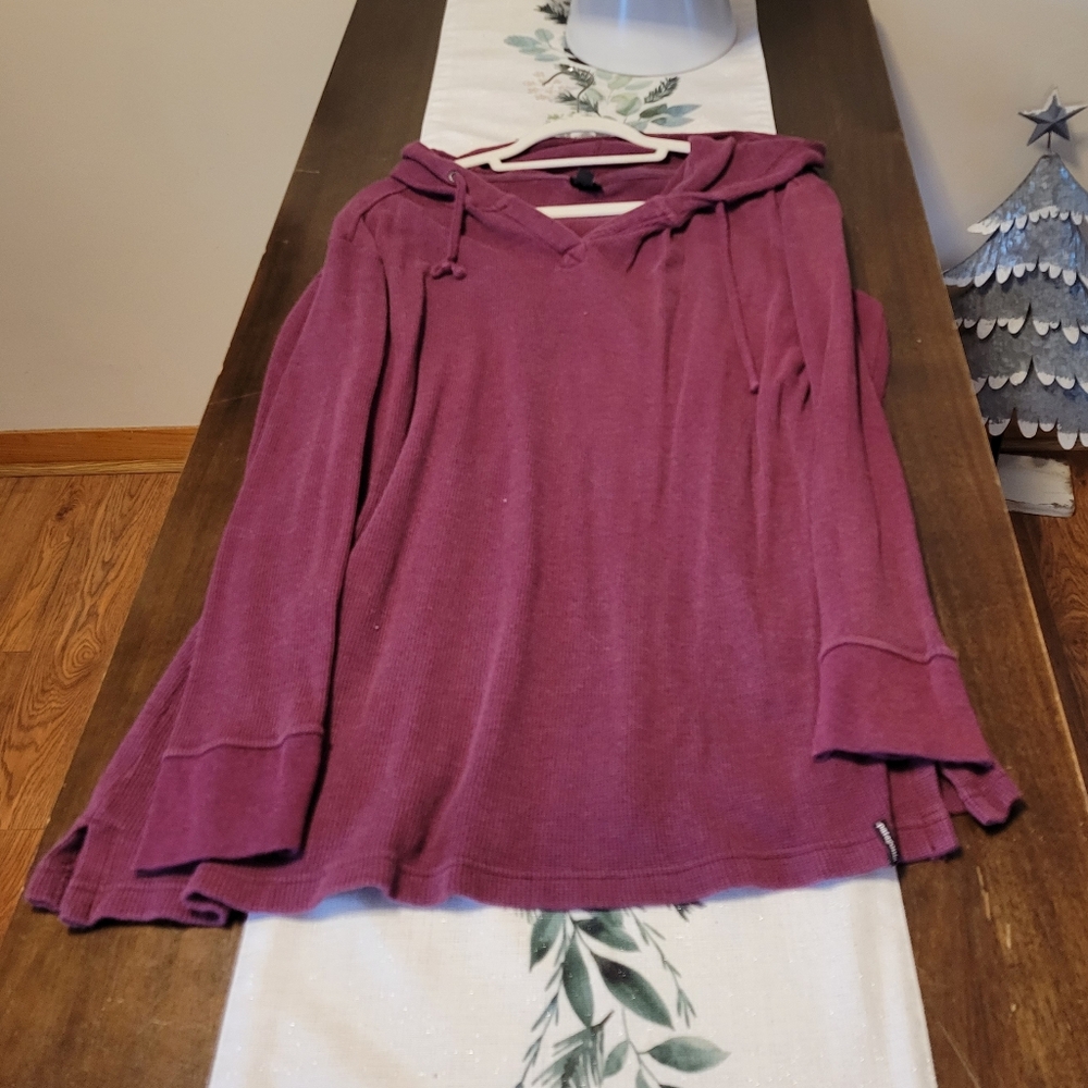 Patagonia Hooded Waffle Tunic - Light Balsamic - Large
